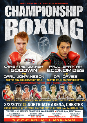 North Gate Arena Chester - Boxing championship 2012